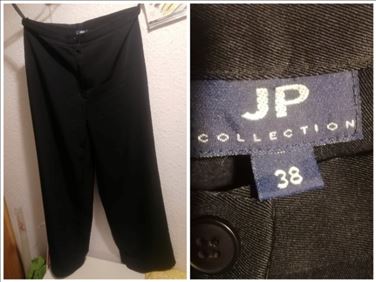 Abbildung: Sommerhose leichte stoffhose schwarz gr. 38 
