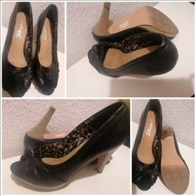 Abbildung: Schuhe neu pumps schwarz gr. 38