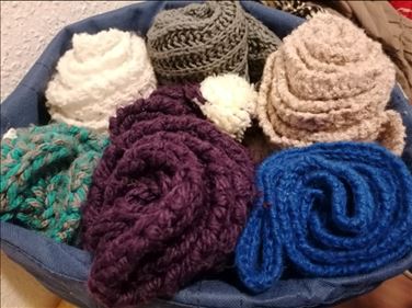 Abbildung: Handgestrickten schal freie Auswahl 