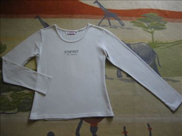 Abbildung: Esprit Baumwoll-Shirt Gr. 36, heller Sandton