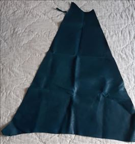 Abbildung: Lederreste - dunkles Grün