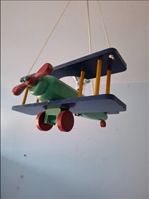 Abbildung: DECKENLAMPE Flugzeug, Kinderzimmer 