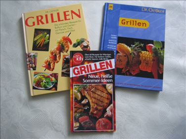 Abbildung: 3 Bücher, Rezepte und Tipps zum Grllen,Dr. Oetker u.a.