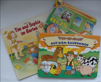 Abbildung: 3 x Kinderbuch Hartpappe Kinderbücher
