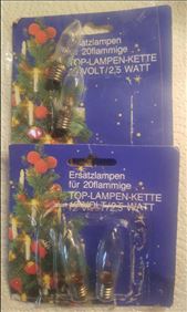 Abbildung: 4 Glühbirnchen 12 Volt, 2,5 Watt, unbenutzt