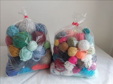 Abbildung: Wollreste