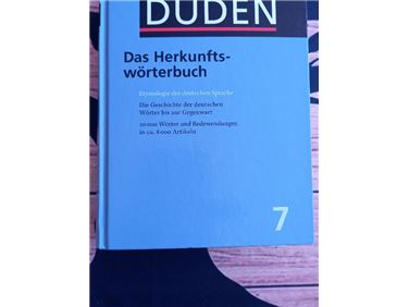 Abbildung: DUDEN Herkunftswörterbuch 