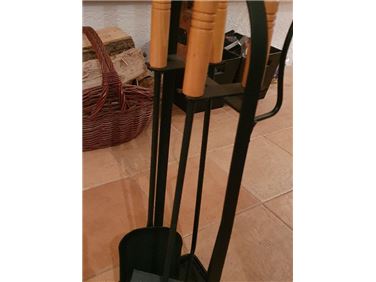 Abbildung: Kaminbesteck, 4 teilig