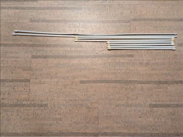 Abbildung: Scheibengardinenstangen, 8 Stck., auch einzeln