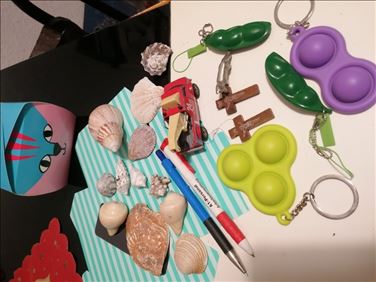 Abbildung: Deko Muschel, Anhänger, Kleinzeug div. Teile Teile 