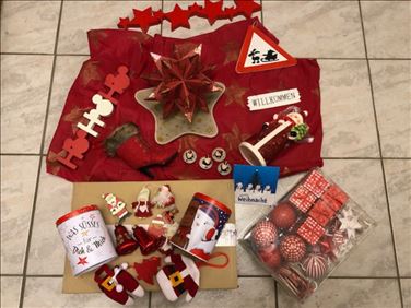 Abbildung: Weihnachten Rot-Weiß