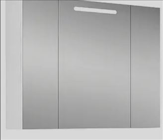 Abbildung: Spiegelschrank 3 türig, älteres Modell -Riva Idea- Bauhaus