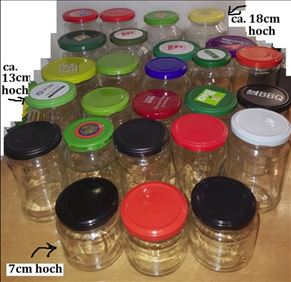 Abbildung: Inzw. 46 Deckelgläser einmachen,einkochen,fermentieren