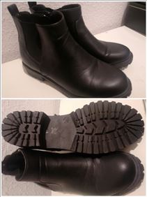 Abbildung: Stiefeletten schwarz gr 38 wenig getragen guter Zustand 