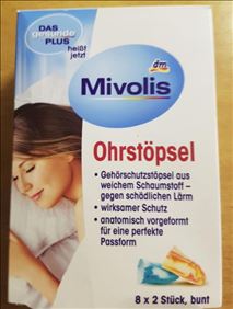 Abbildung: 7 Paar Ohrstöpsel Weicher Schaumstoff bunt noch in OVP