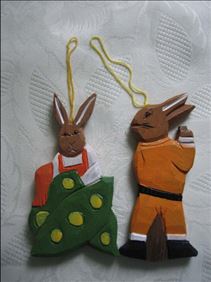 Abbildung: diverse Oster-Deko, teils unbenutzt