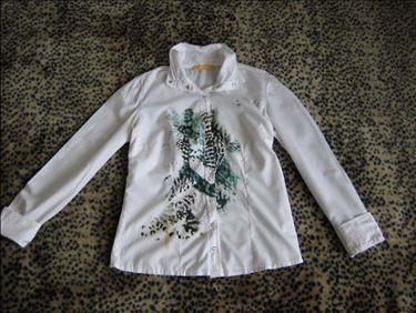 Abbildung: Stretch-Bluse Gr. 36 BiBA, einmal getragen