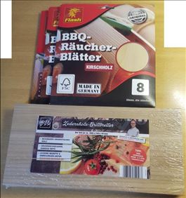 Abbildung: Grill/ -Räucherblätter gegen 1 x Haribo