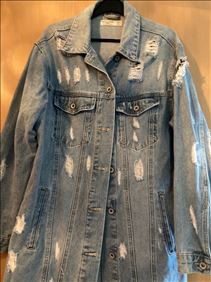 Abbildung: Jeans Jacke lang Gr 40