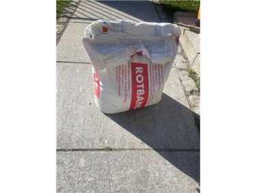 Abbildung: viertel Sack Rotband zu verschenken 