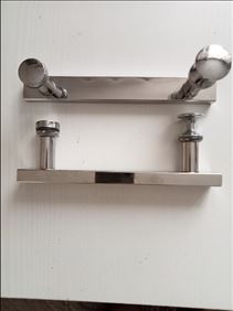 Abbildung: 2er-Pack Duschglastürgriff für Badezimmer(L:200mm)