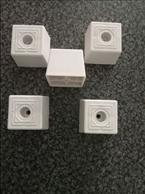 Abbildung: Unbenutzt.Bodentürstopper ,5-er Set (4x4 cm)