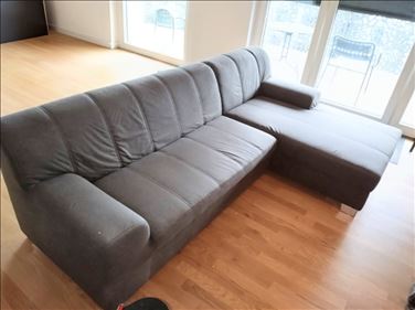 Abbildung: Corner sofa TURAH 239x152 cm Dark Grey