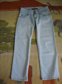 Abbildung: Stretch-Jeans Gr. 34, SOCCX,1x getragen,Knöchellänge