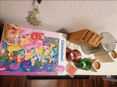 Abbildung: Pussel Kleinkram div. 8 Teile 