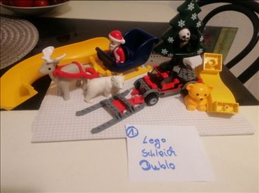 Abbildung: Diverse Teile Rest Dublo, Lego Schleich Konvulut