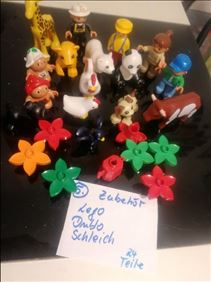 Abbildung: Legi Dublo Schleich Konvulut 24 Teile
