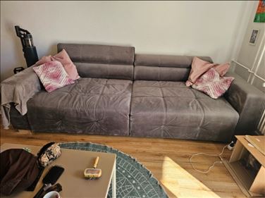 Abbildung: Graues Big Sofa