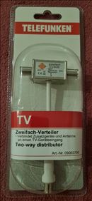 Abbildung: Telefunken Zweifach-Verteiler TV Antenne – originalver