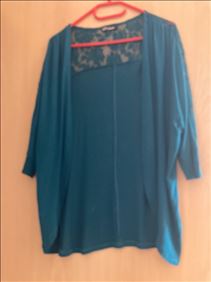 Abbildung: Strickjacke mit spitze Gr 36/38