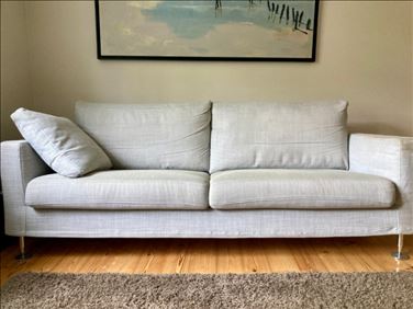 Abbildung: Sofa Sistema 204x90cm grau Stoff