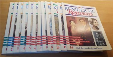 Abbildung: Königliche Romanzen insges. 13 Hefte, auch Diana+Charles 