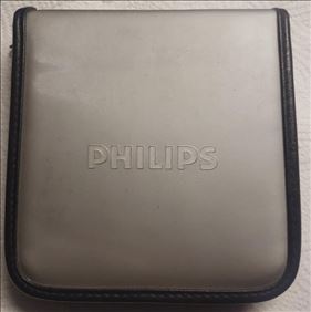 Abbildung: CD Tasche Philips silber guter Zustand